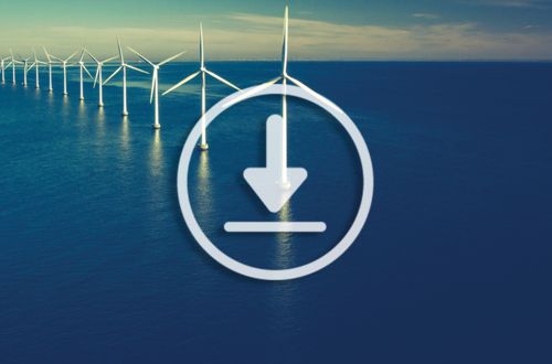 mar | vento | turbinas | sol | céu | azul | energia | download